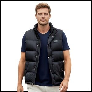 L.L. Bean Men's Mountain Classic Down Vest. Black. Large. NWOT